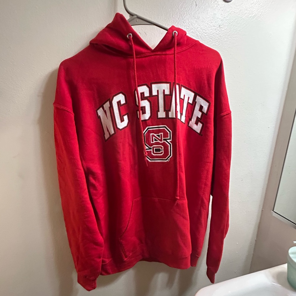 NC State Red Hooded Sweatshirt